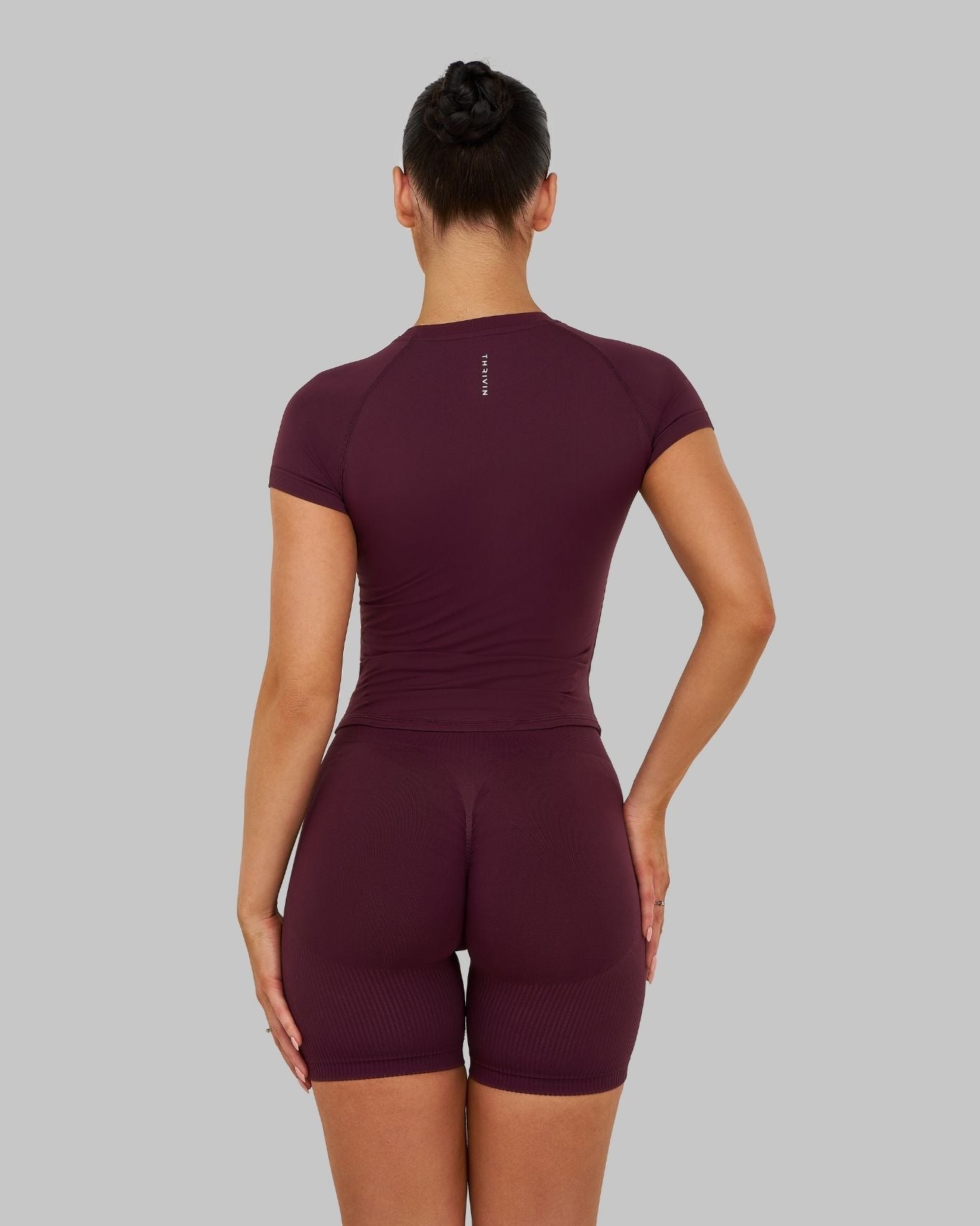 Elevate™ Compression T-shirt | Winter Plum