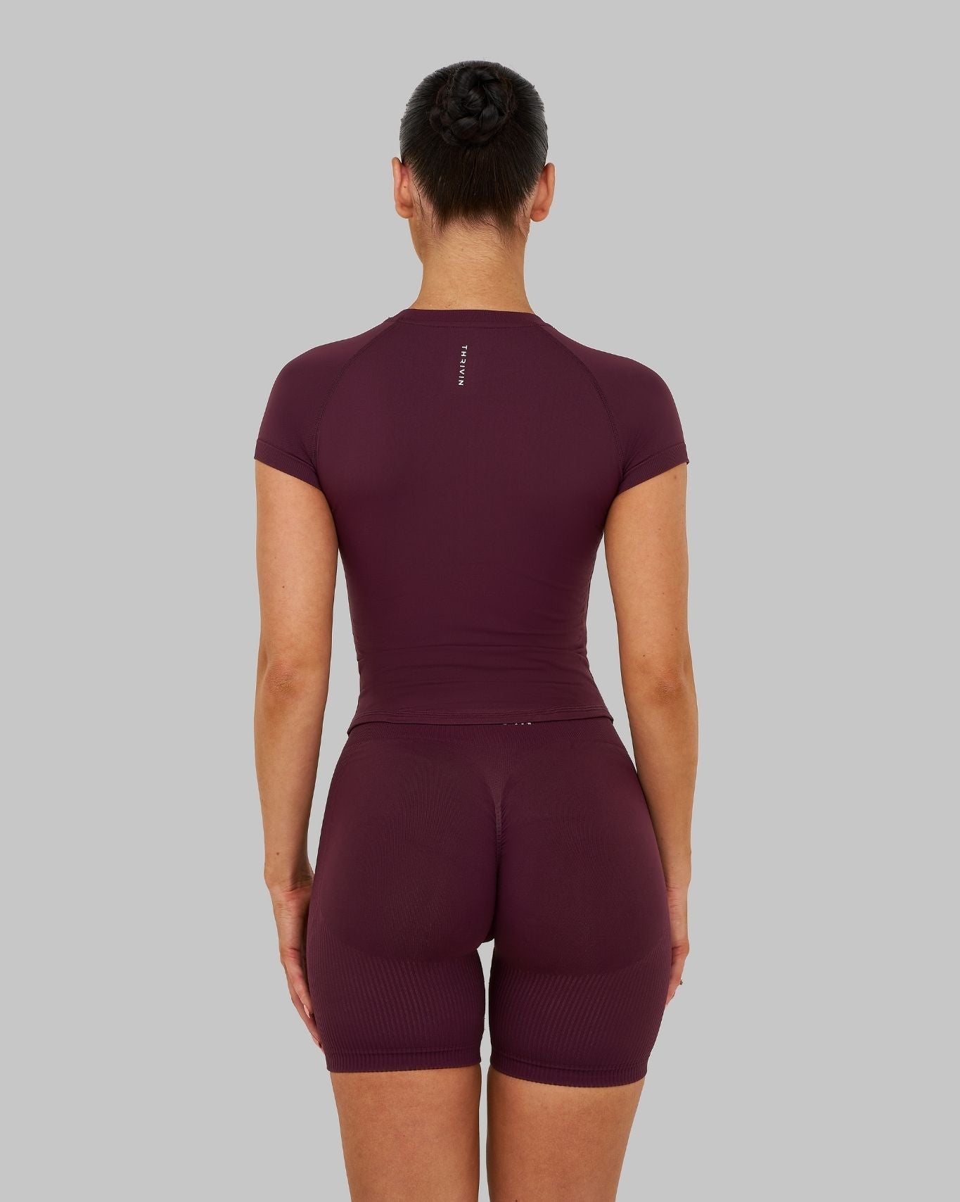 Elevate™ Compression T-shirt | Winter Plum