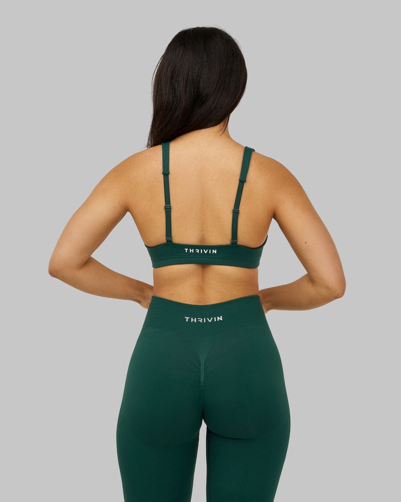 Elevate™ Sculpting Medium Impact Multiway Bra | Pine Green
