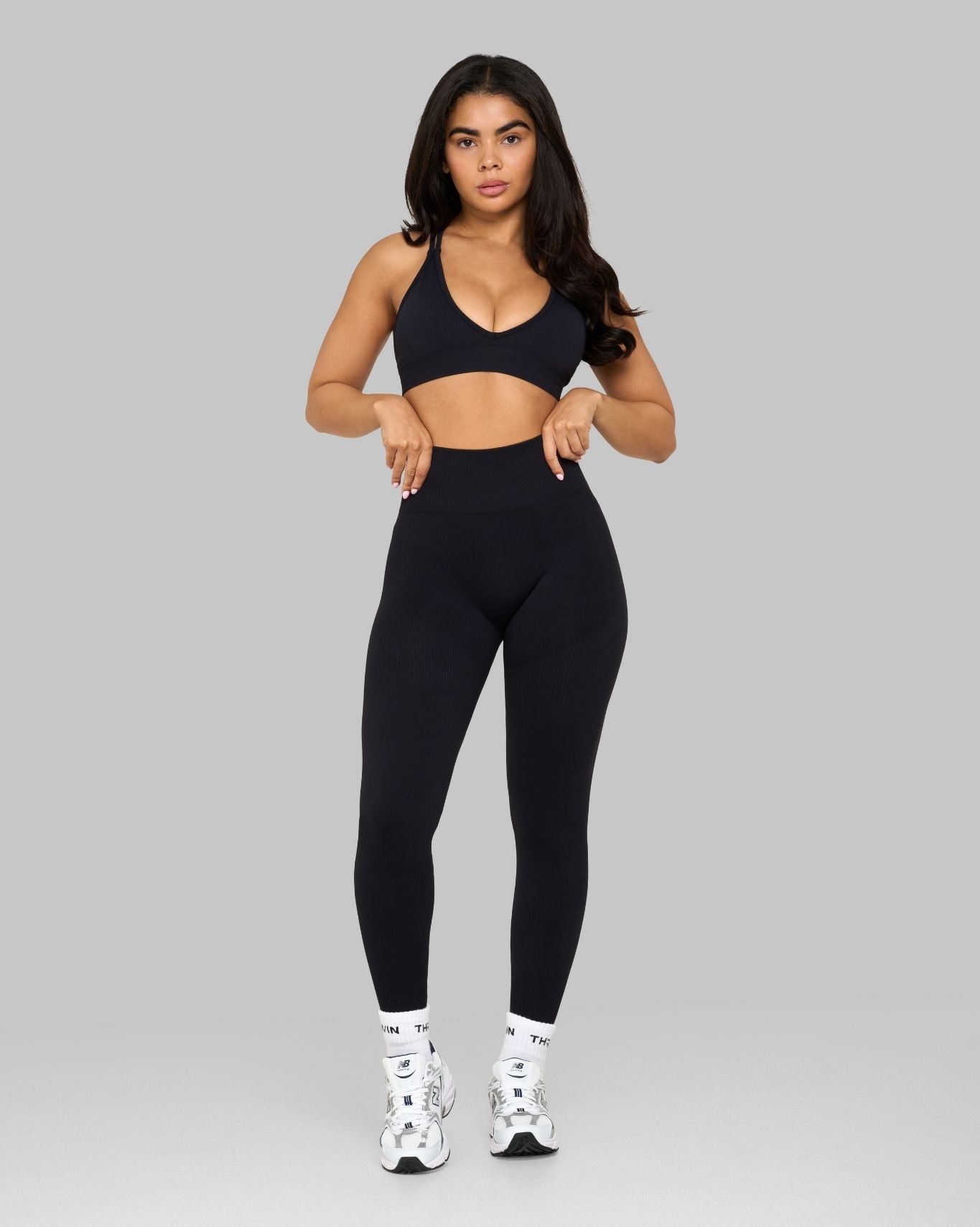 Elevate™ Sculpting High Waist Scrunch Leggings | Night Black