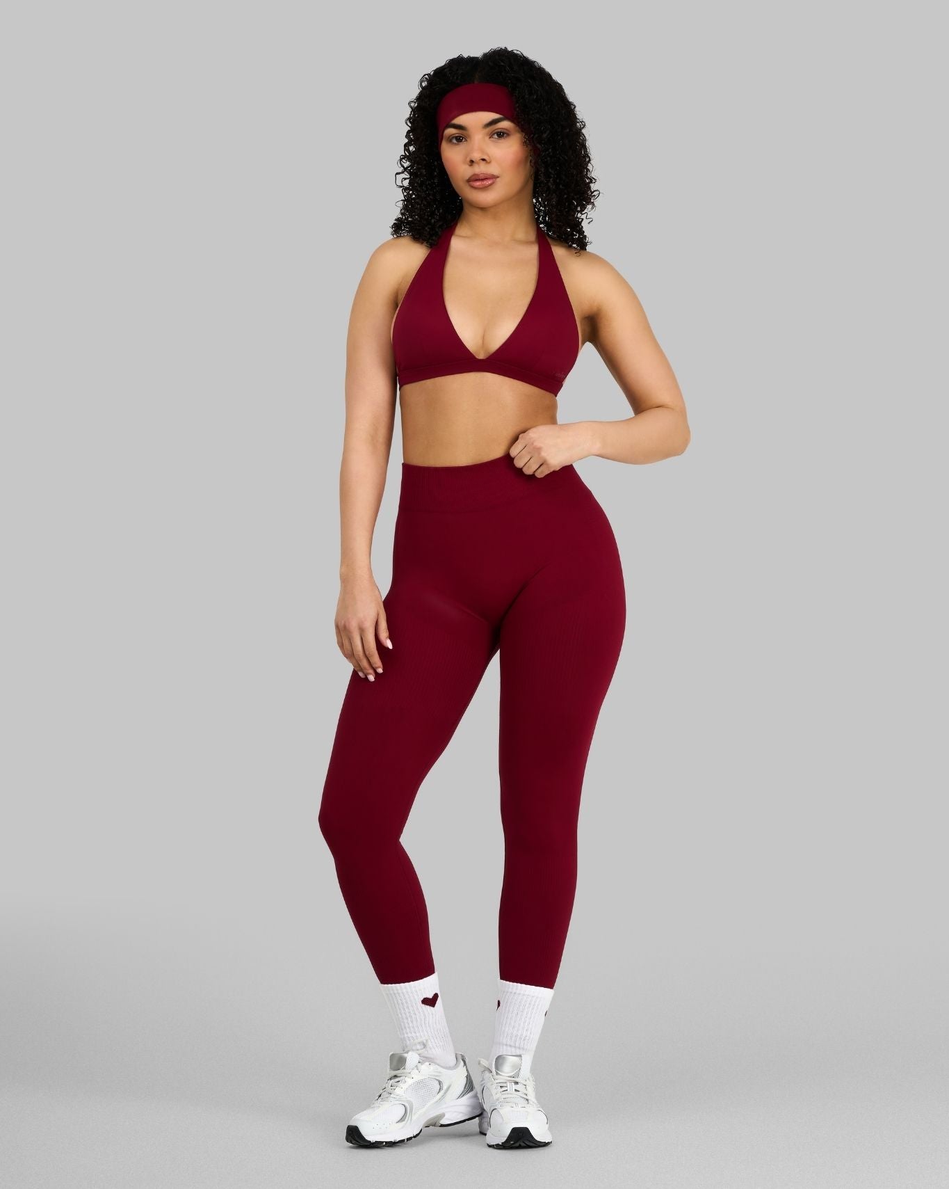Elevate™ Sculpting Mid Waist Scrunch Leggings | Raspberry