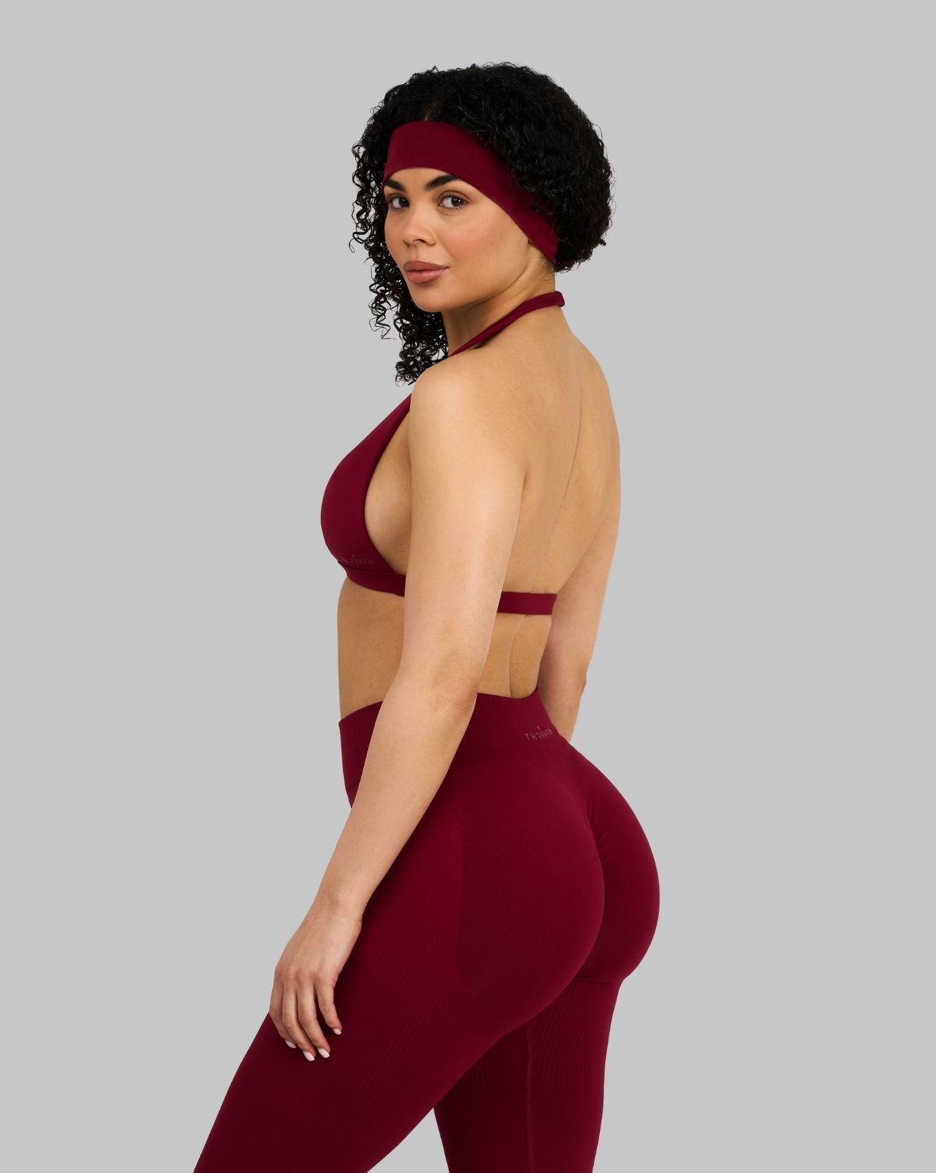 Elevate™ Sculpting Mid Waist Scrunch Leggings | Raspberry