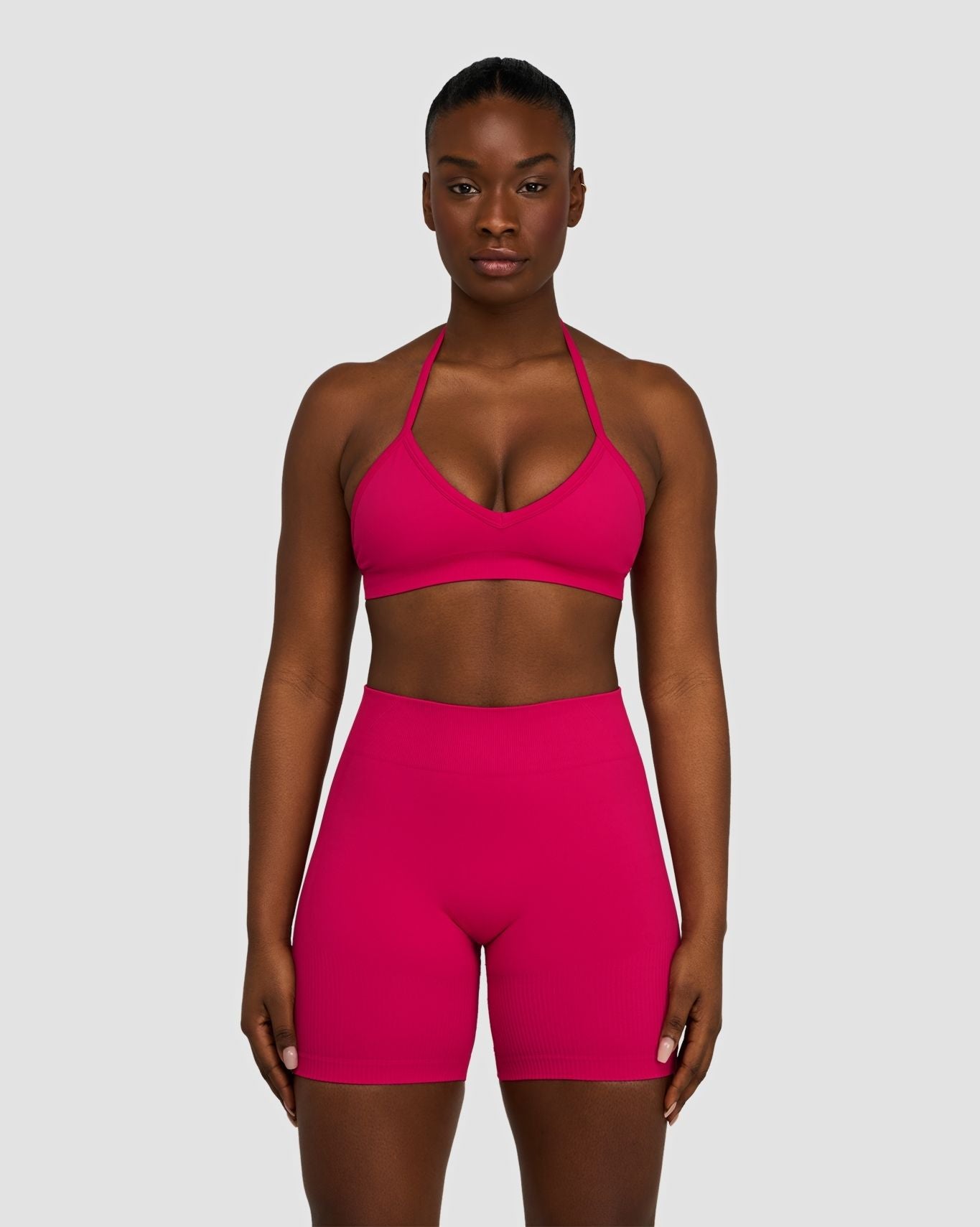 Elevate™ Sculpting Mid Waist Scrunch Shorts | Strawberry