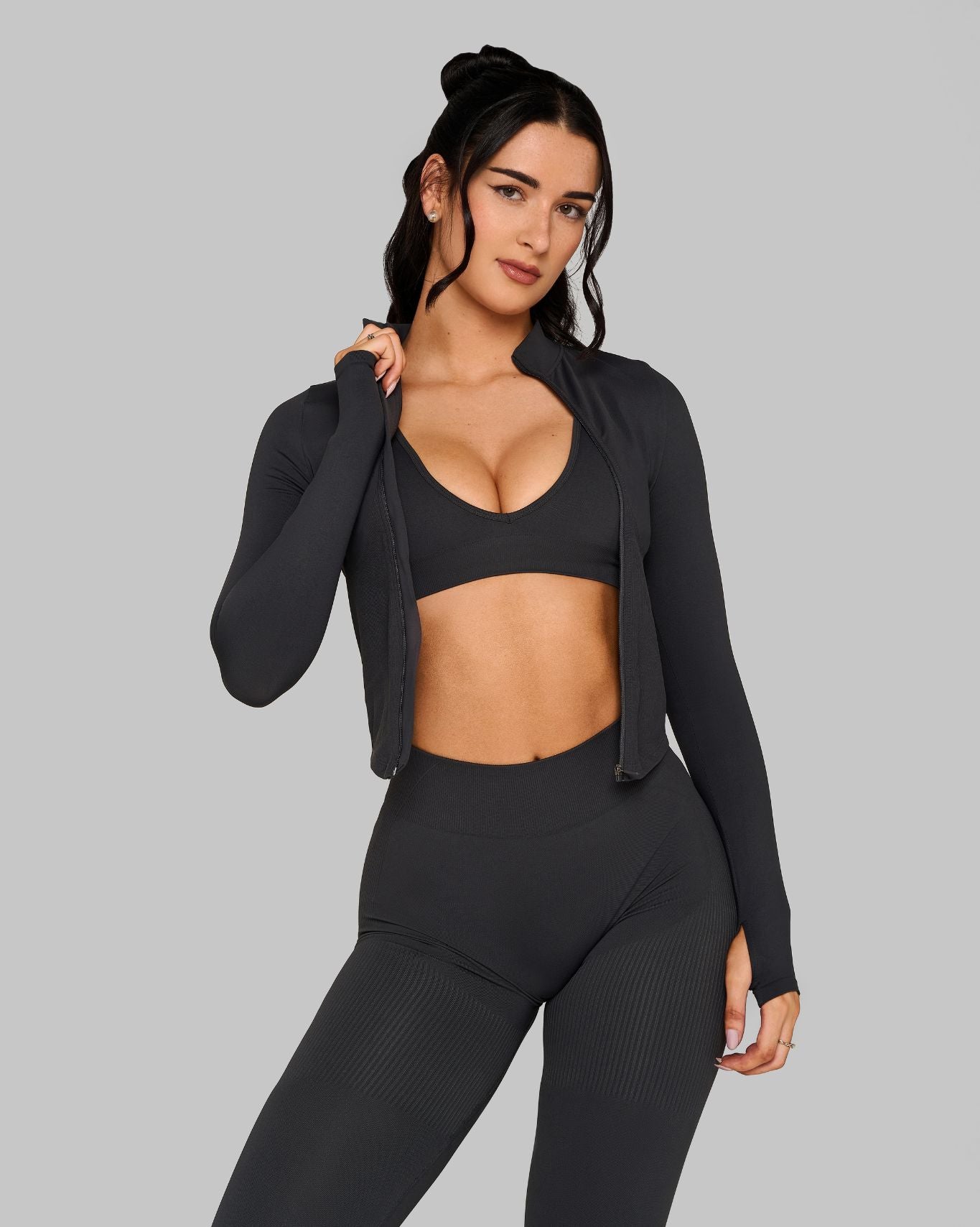 Elevate™ Sculpting Seamless Jacket | Charcoal Grey