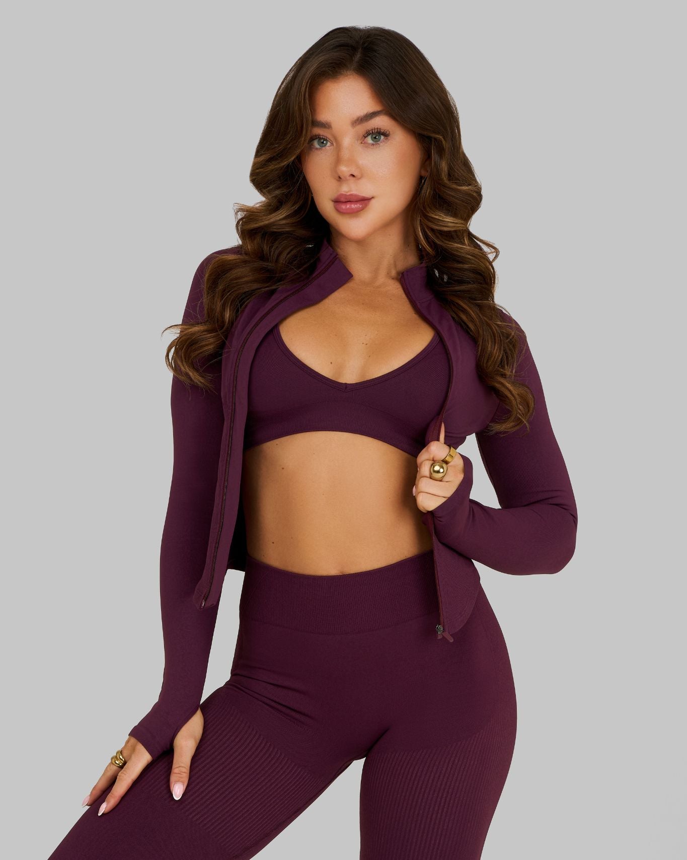 Elevate™ Sculpting Seamless Jacket | Winter Plum