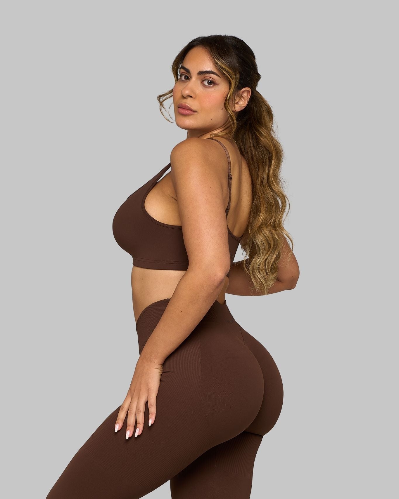 Elevate™ Sweetheart Impact Bra | Bourbon Brown