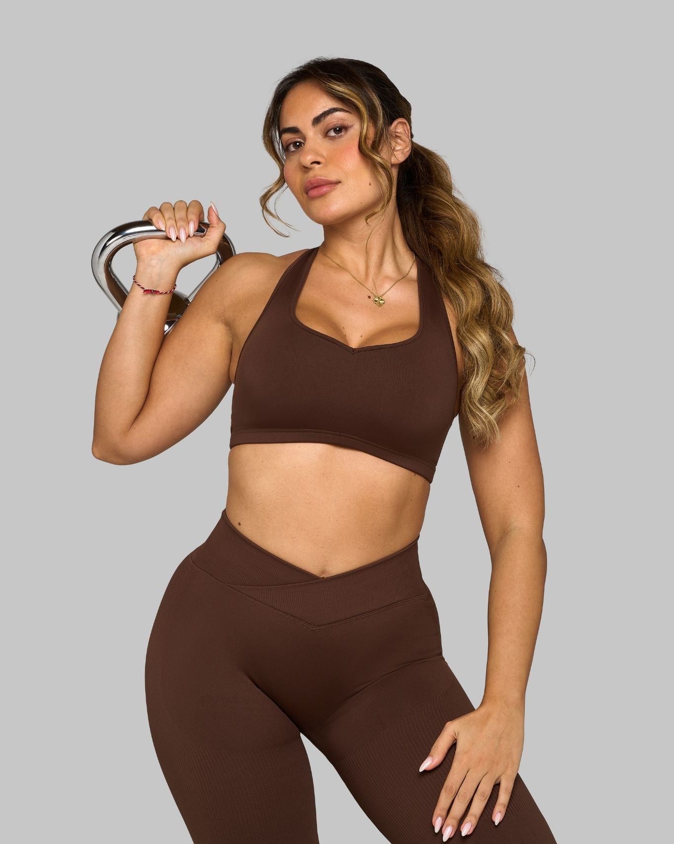 Elevate™ Sweetheart Impact Bra | Bourbon Brown