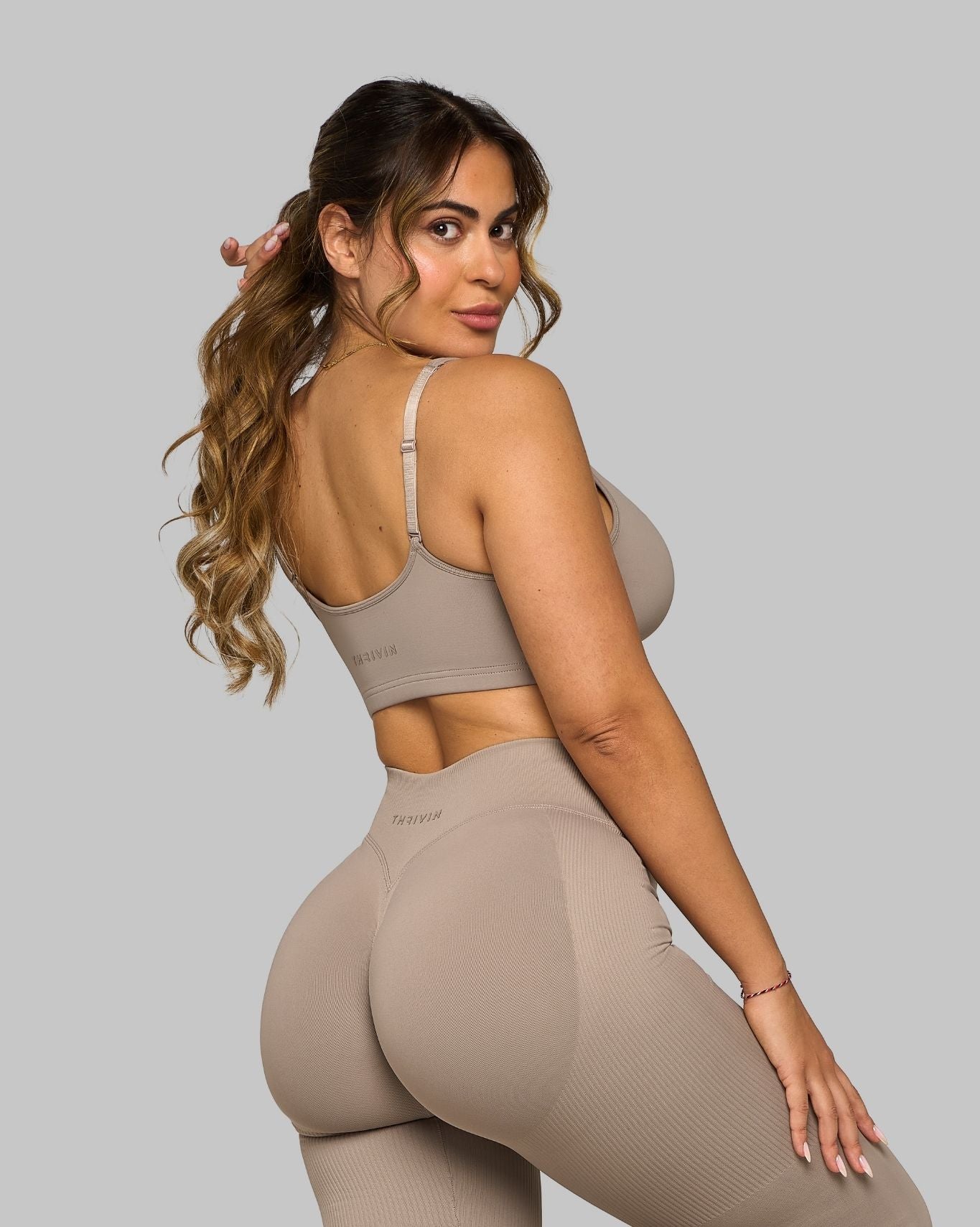 Elevate™ Sweetheart Impact Bra | Latte