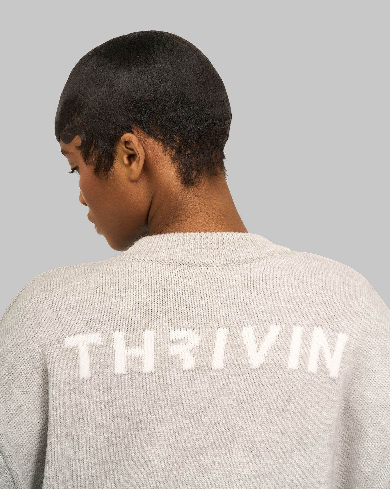 Essential Knitted Sweater & Trouser 2-Piece Set | Stone