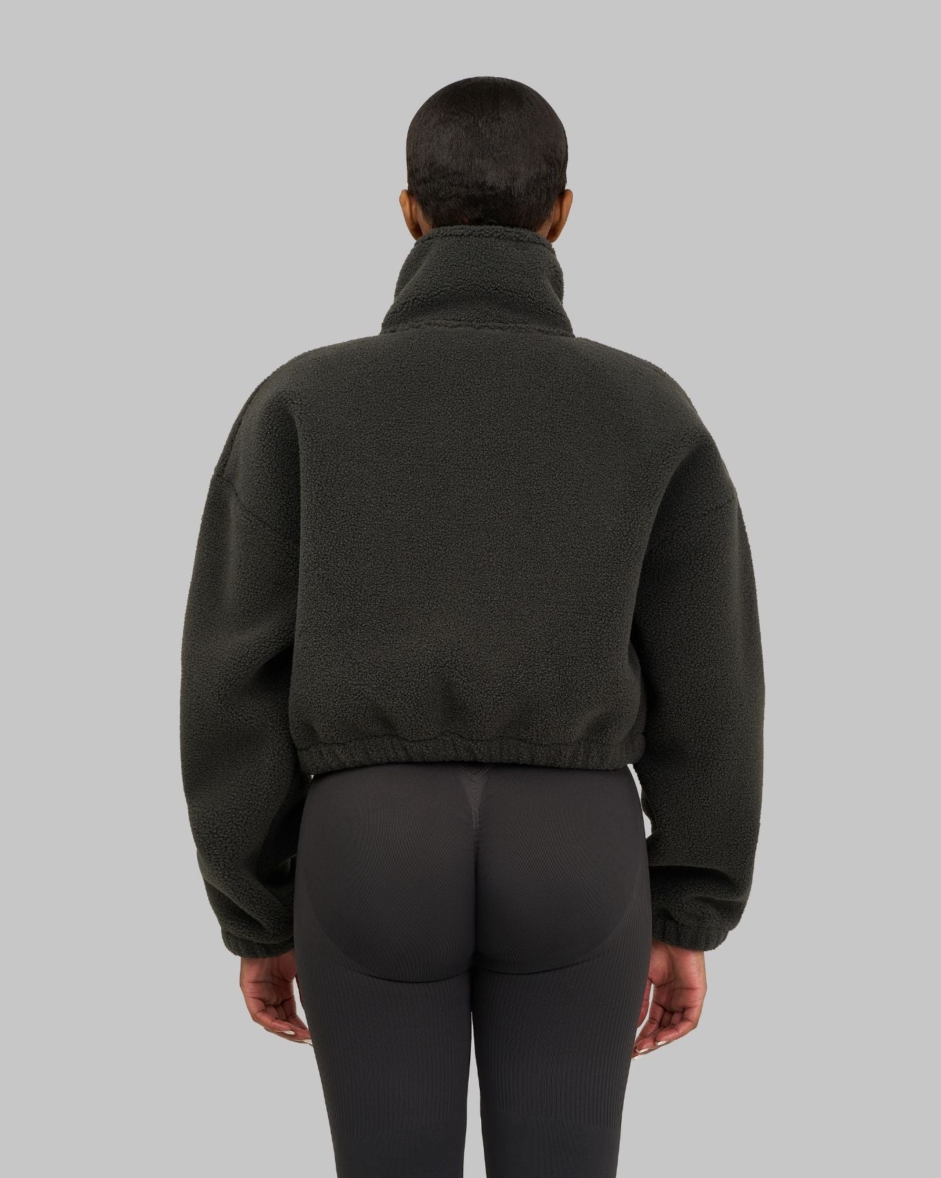Essential Teddy Fleece Jacket | Charcoal Grey