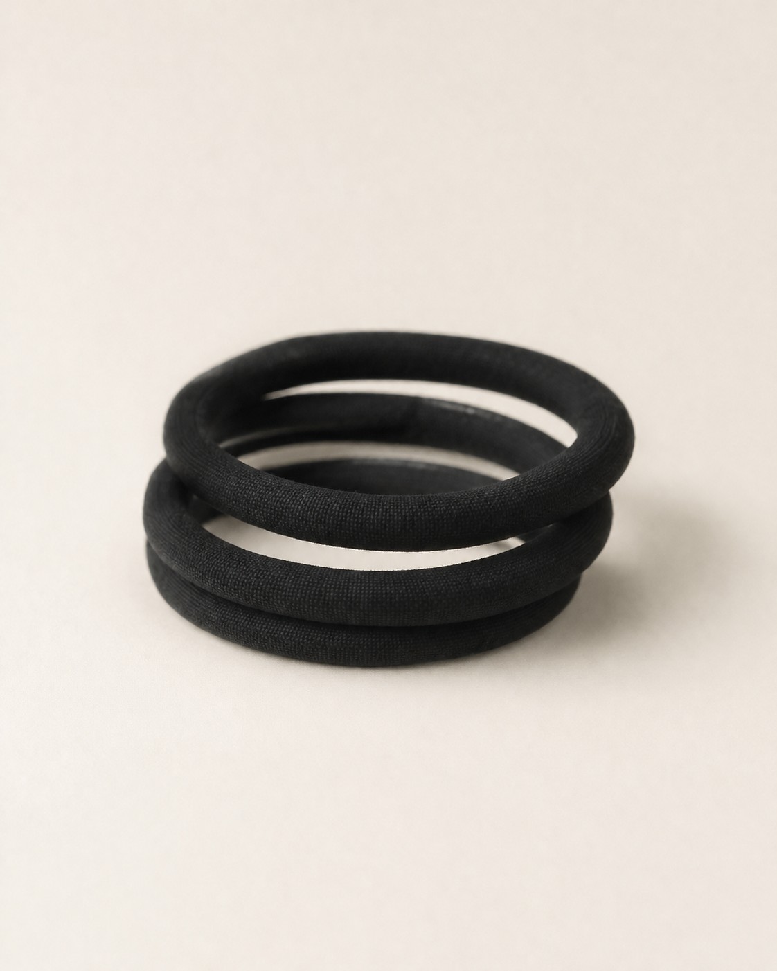 THRIVIN No-Slip Hair Ties (3-Pack) | Black